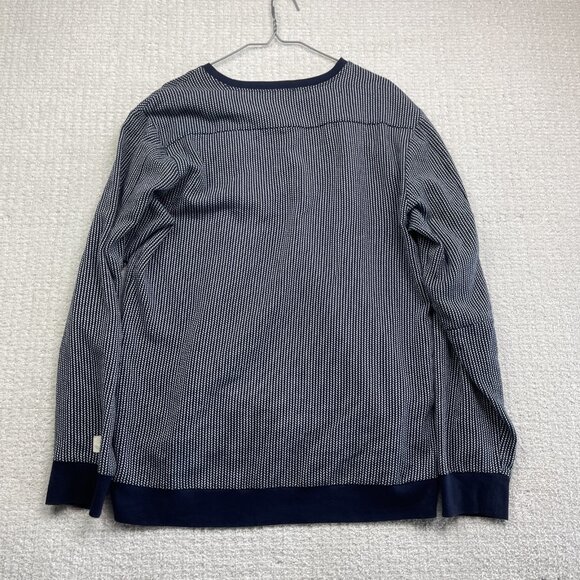 Vintage Y2K Mark Ecko Cut & Sew Pullover Sweater Men’s M Pocket Blue / White - Picture 13 of 14